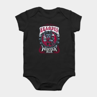 Krampus Winter Ale - Goth Horror Beer Baby Bodysuit